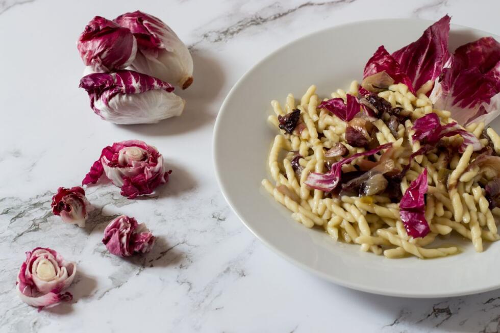 Pasta radicchio e tonno