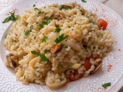 Risotto ai frutti di mare, facile da fare anche a casa