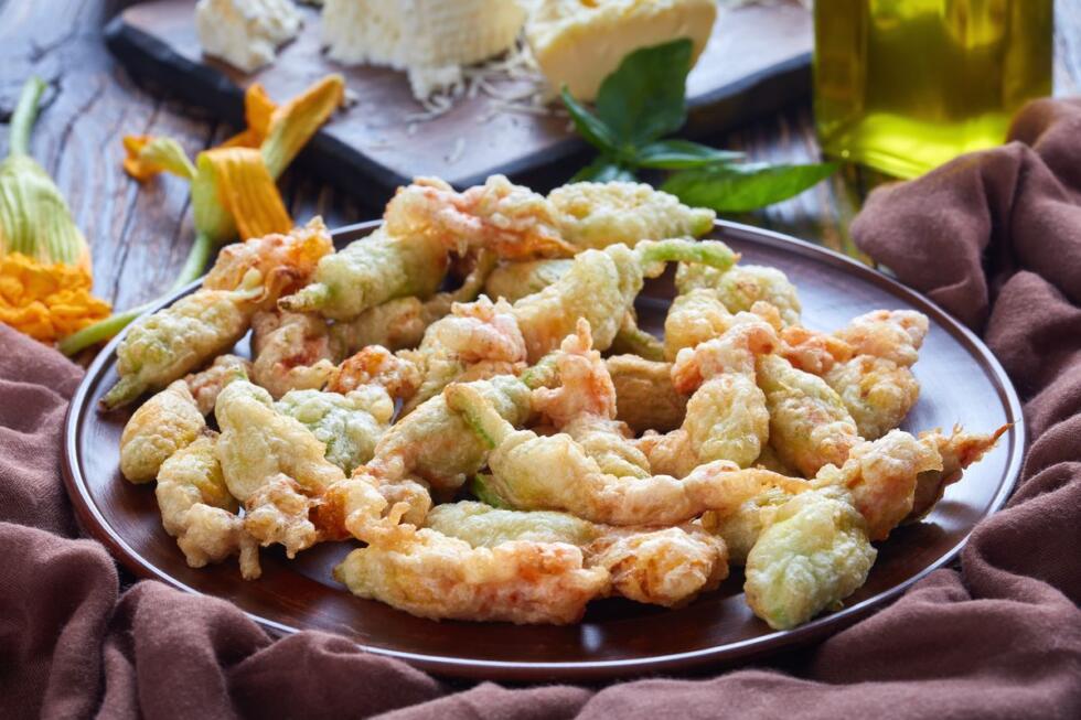 Tempura di zucchine e carote