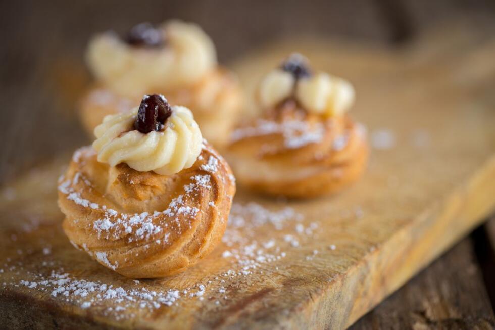 Zeppole di San Giuseppe al forno