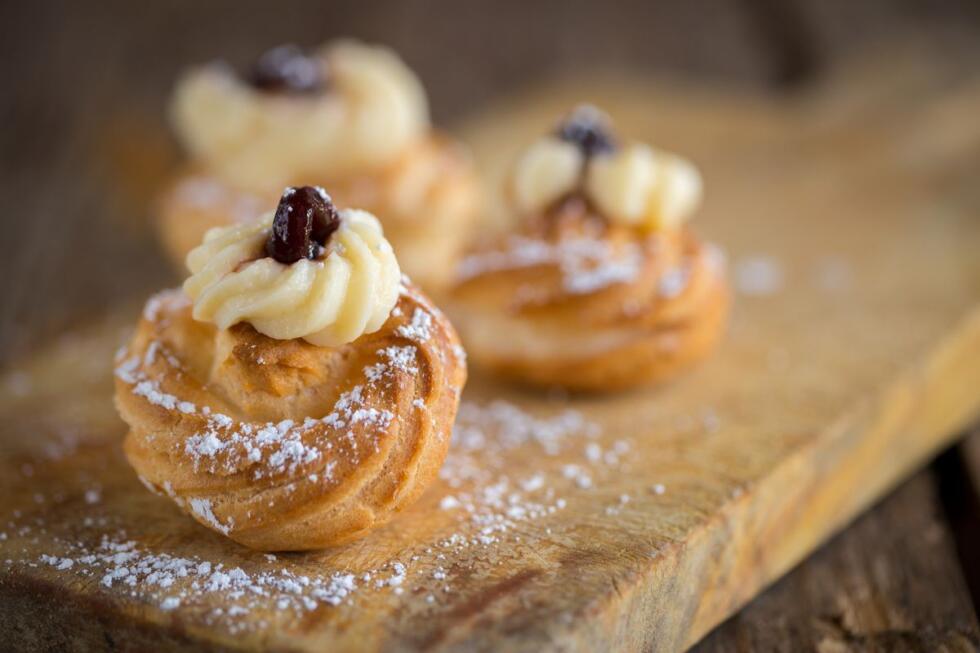 Zeppole di San Giuseppe al forno