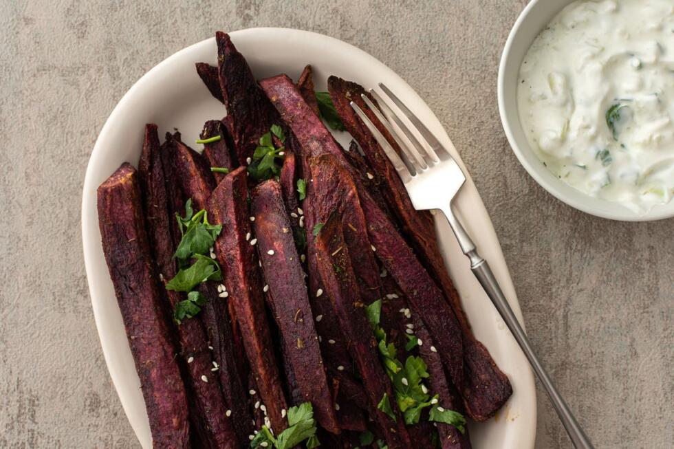 patate viola al forno