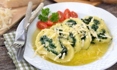 Polpettone di patate e spinaci
