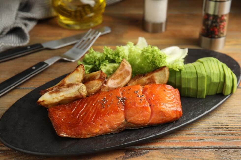 salmone in friggitrice ad aria