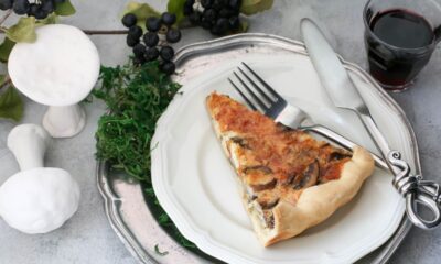 torta salata carciofi e prosciutto