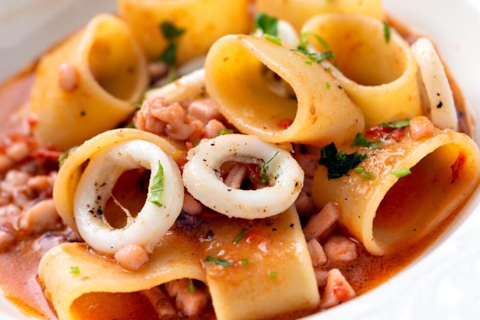 Calamarata ai frutti di mare