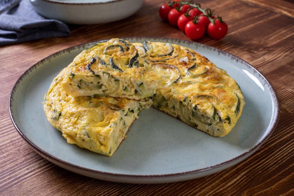 Frittata di zucchine al forno