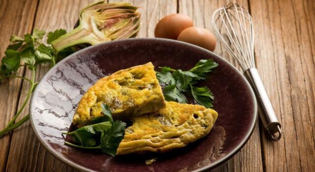 Frittata di carciofi al forno, gusto e leggerezza