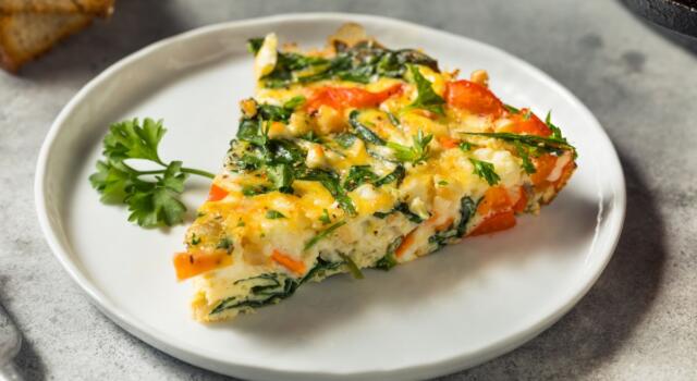 Frittata di verdure al forno, perfetta per una cena sfiziosa