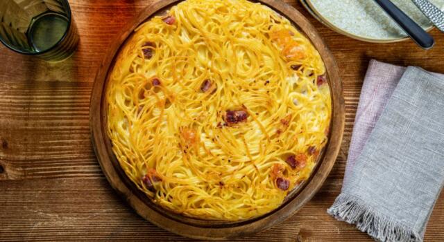 Non un semplice piatto del riciclo: ecco la frittata di spaghetti