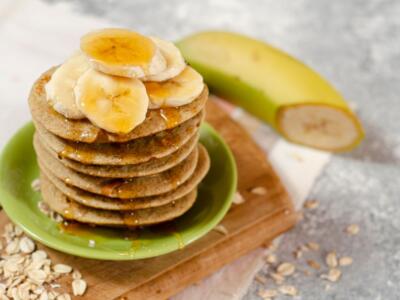 Banana e avena, la combinazione perfetta per dei pancake proteici