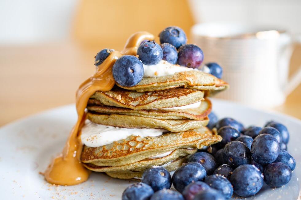 Pancake proteici allo yogurt greco