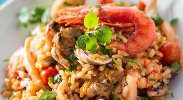 Quanto sapore con il risotto ai frutti di mare con il Bimby