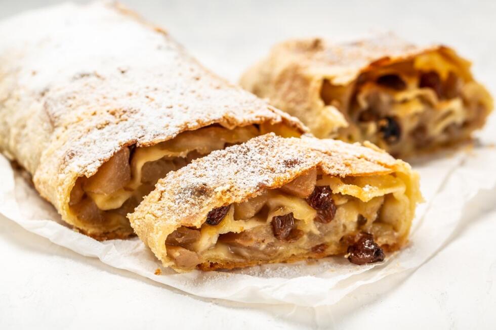 Strudel di mele di pasta sfoglia