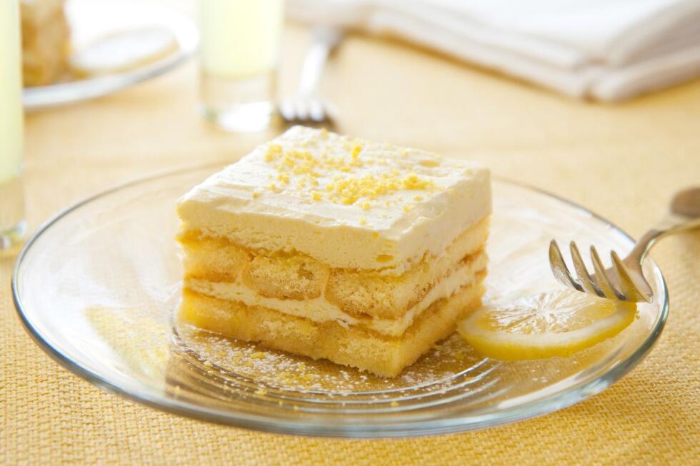 Tiramisù al limone senza uova