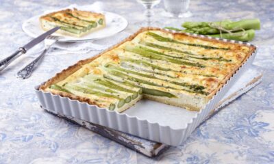 Torta salata asparagi e ricotta