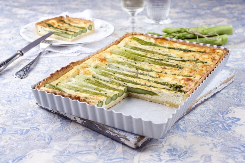 Torta salata asparagi e ricotta