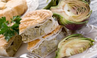 Torta salata carciofi e patate