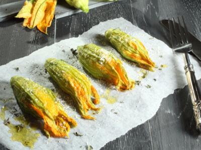 Fiori di zucca in friggitrice ad aria: la svolta in cucina