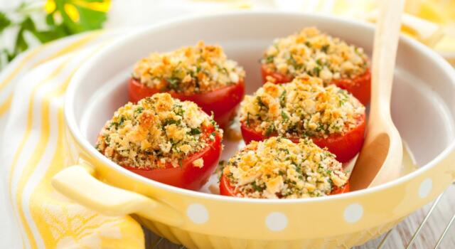 Pomodori ripieni di pangrattato