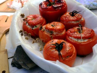 Pomodori ripieni di tonno al forno