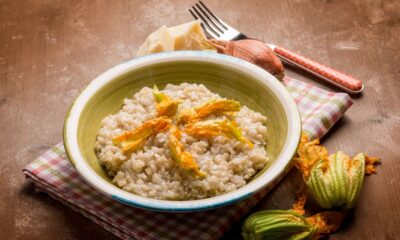 Risotto ai fiori di zucca