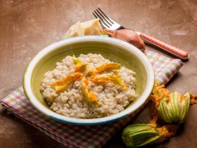 Risotto ai fiori di zucca