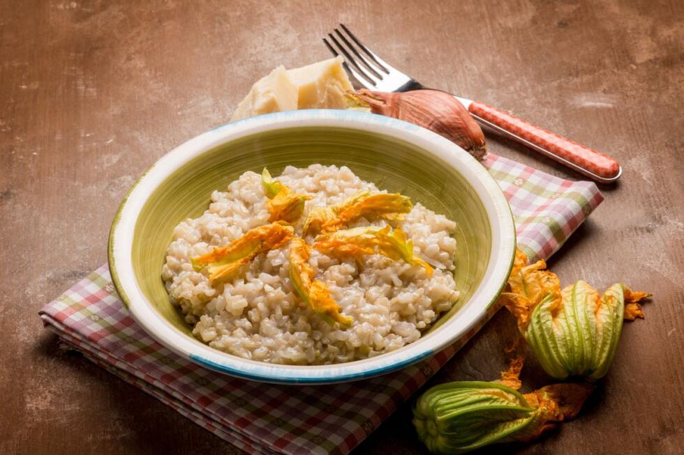 Risotto ai fiori di zucca