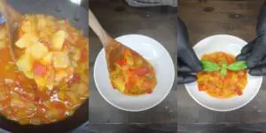 Peperonata con patate: la ricetta del contorno ricco e saporito