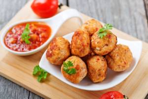 Polpette di pollo al forno senza glutine: una tira l’altra!