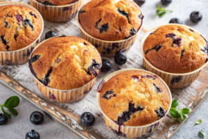 Muffin ai mirtilli senza glutine: soffici e golosissimi!