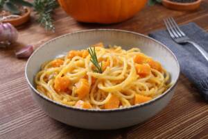 La carbonara autunnale è&#8230; con la zucca!