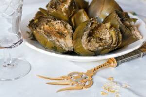 Carciofi ripieni alla siciliana: la ricetta originale senza carne