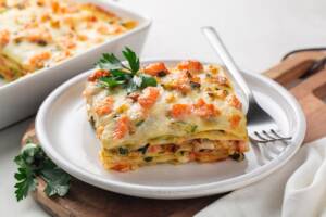 Lasagne di primavera: salmone e asparagi, un connubio perfetto