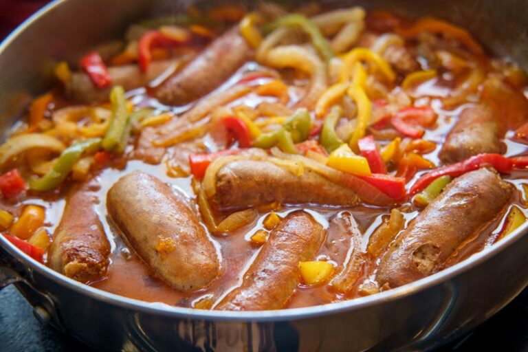 Salsiccia e peperoni in padella | Gustoblog