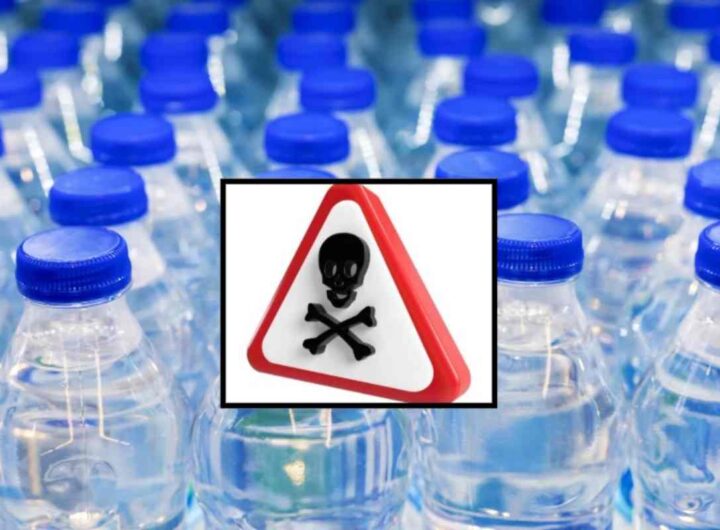 Acqua minerale contaminata