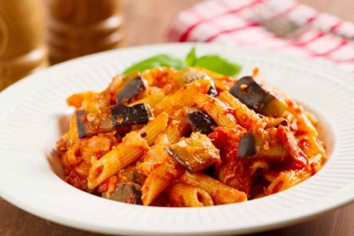 Pasta al forno con le melanzane