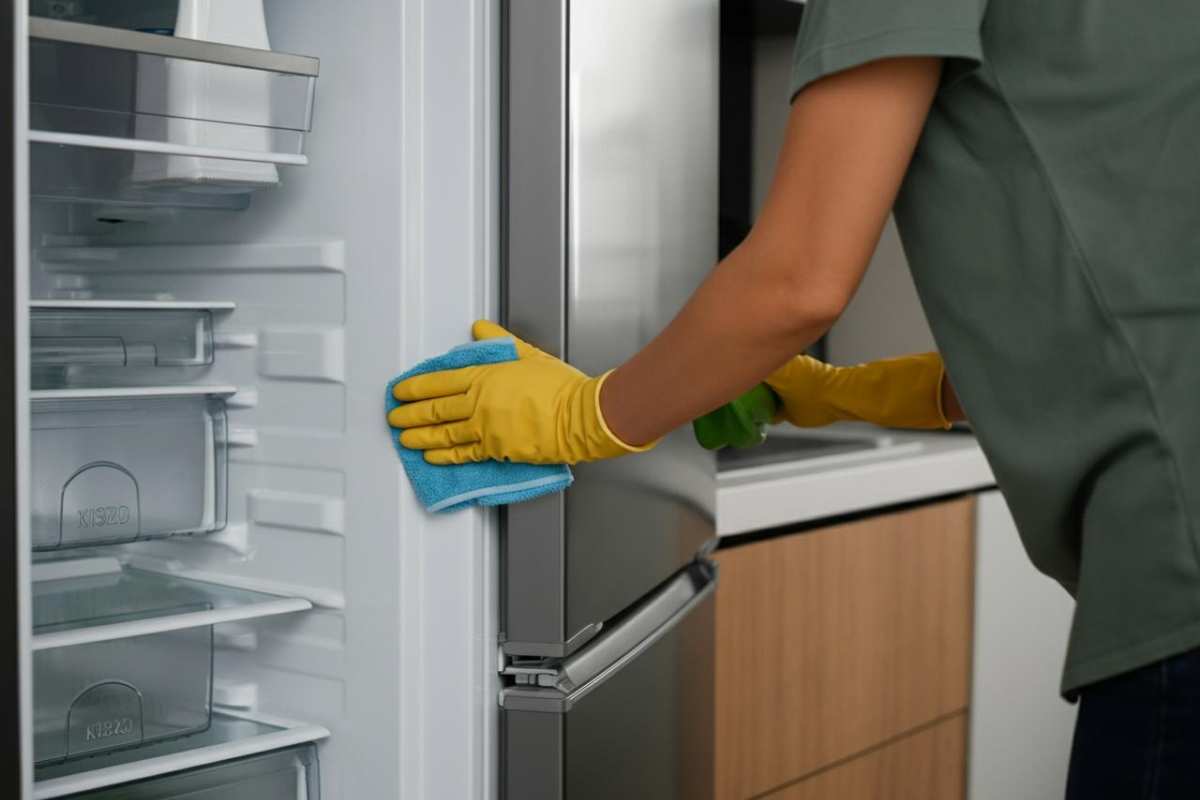 Pulizia retro frigo