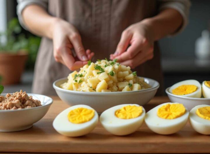 ricetta dell'insalata di patate tonno e uova