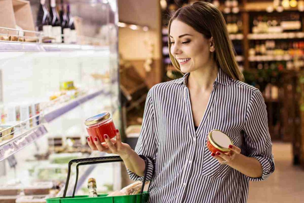 Donna supermercato