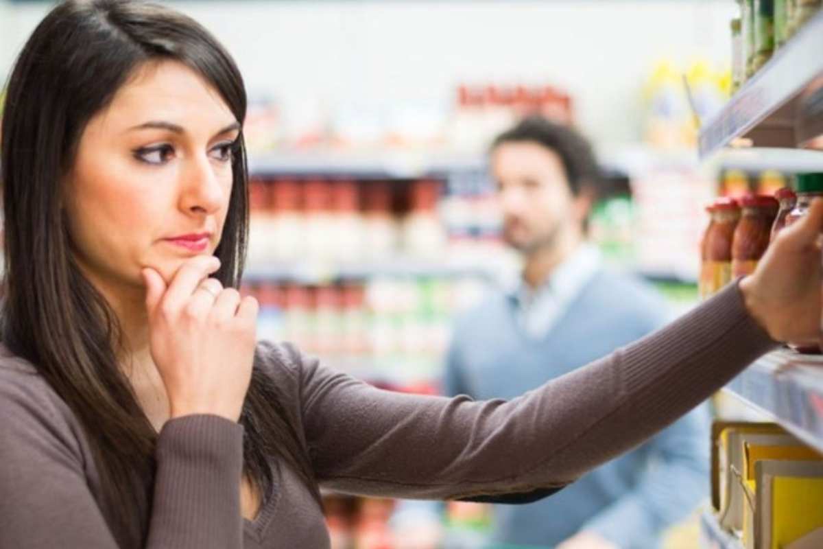 Etichetta alimentare farina di grillo 