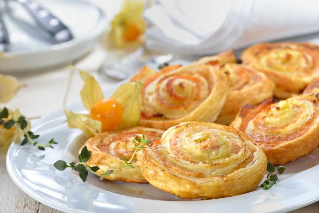 Pasta sfoglia salmone