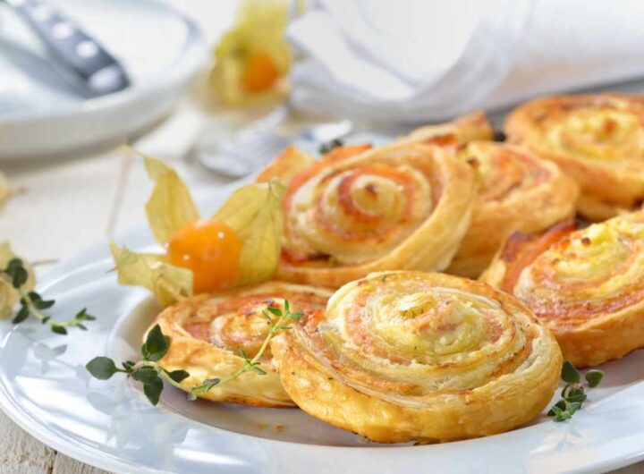 Pasta sfoglia salmone