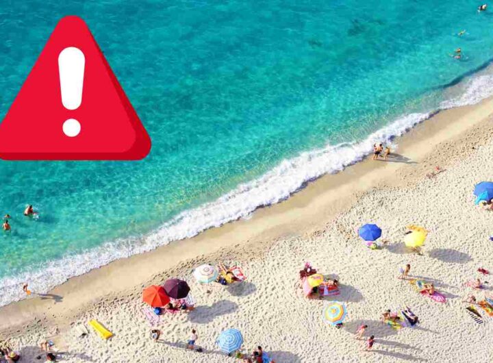 chiusura di queste spiagge pericolo