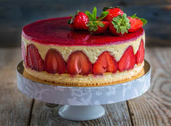 torta di fragole light