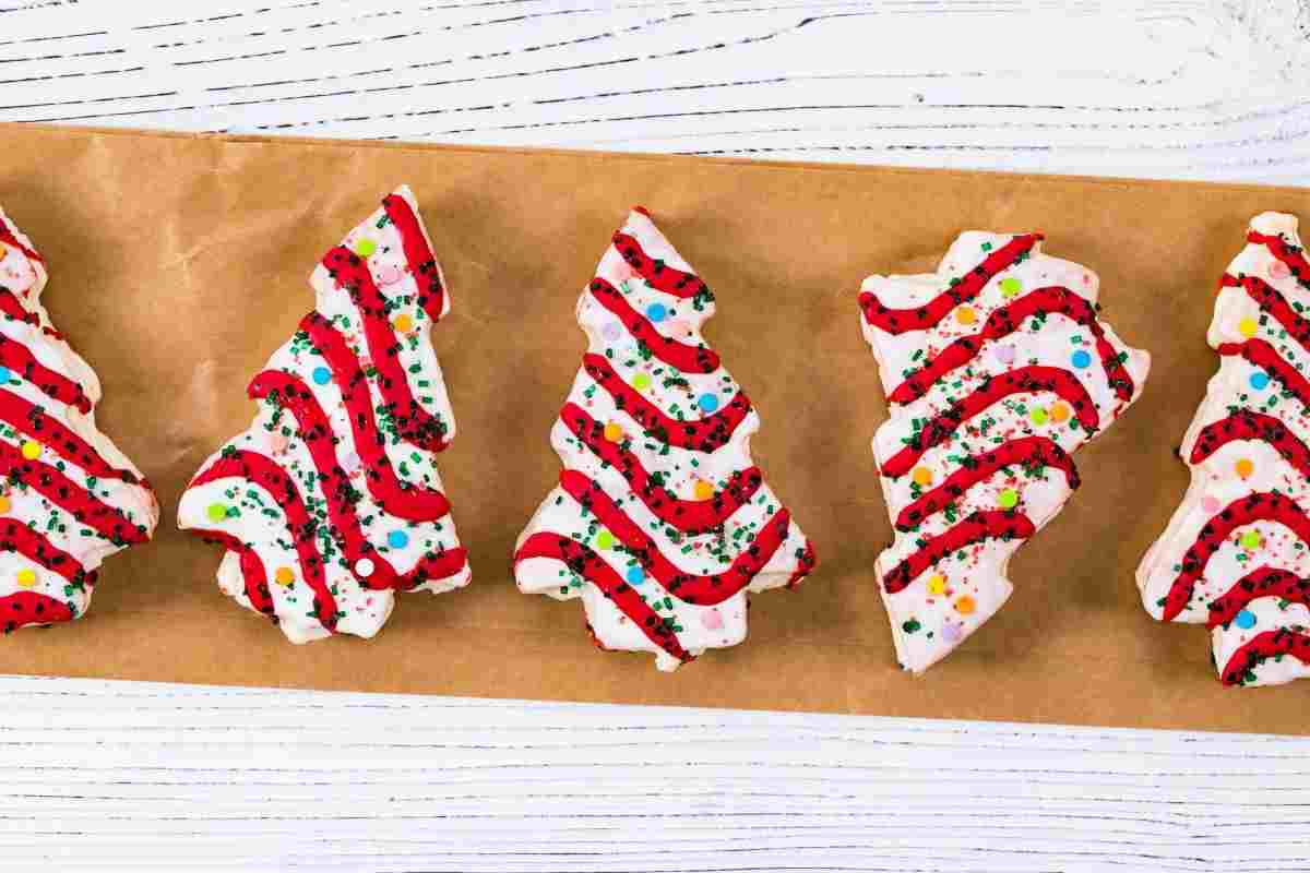 torta albero di Natale