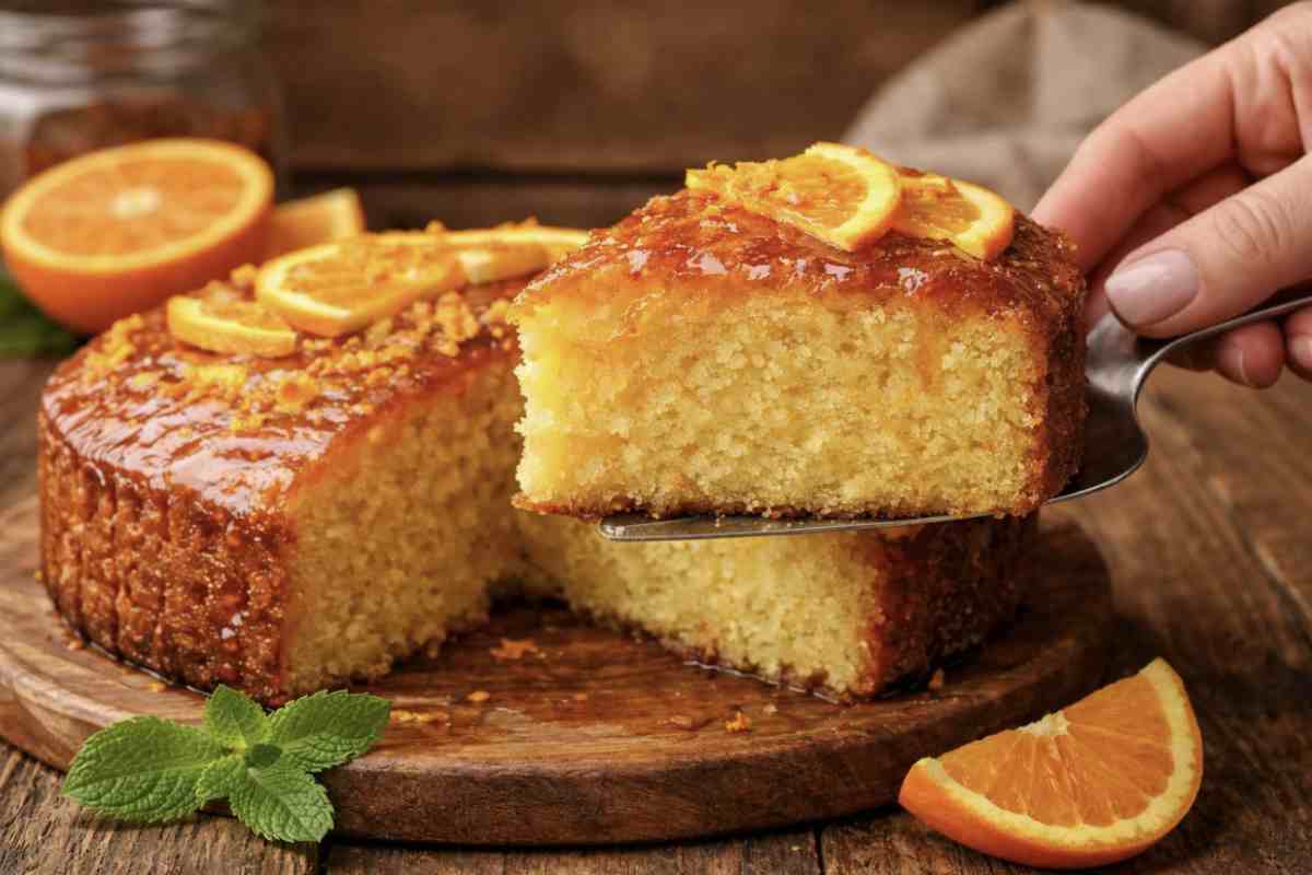 La parte più interessante? Il trucco sta nell’incorporare la scorza e il succo delle arance nell’impasto, che dona alla torta quel sapore fresco