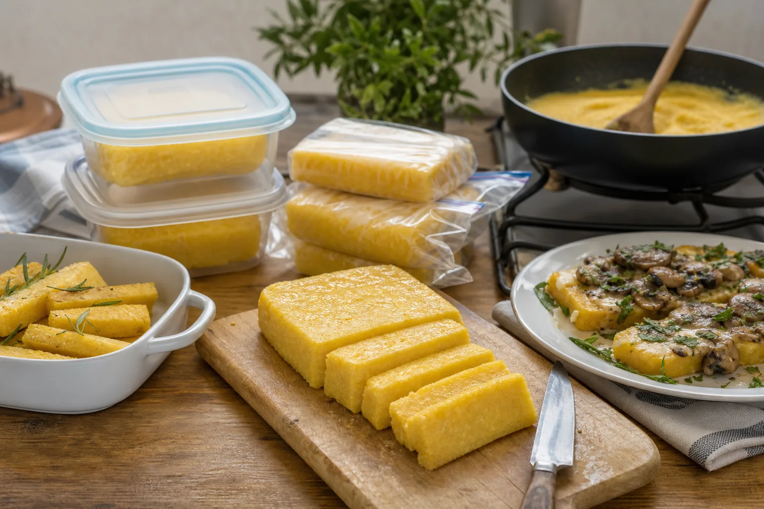 Polenta avanzata: come conservarla e riciclarla in ricette facili e antispreco