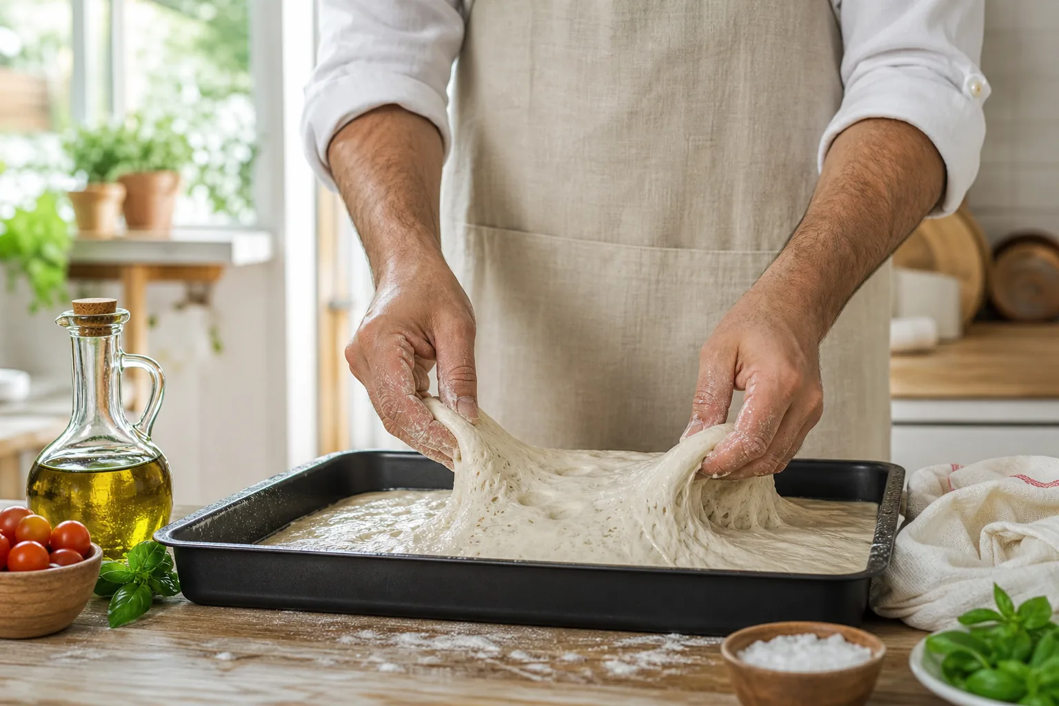 Pizza in teglia con il cucchiaio: la ricetta senza complicazioni per chi ha fretta