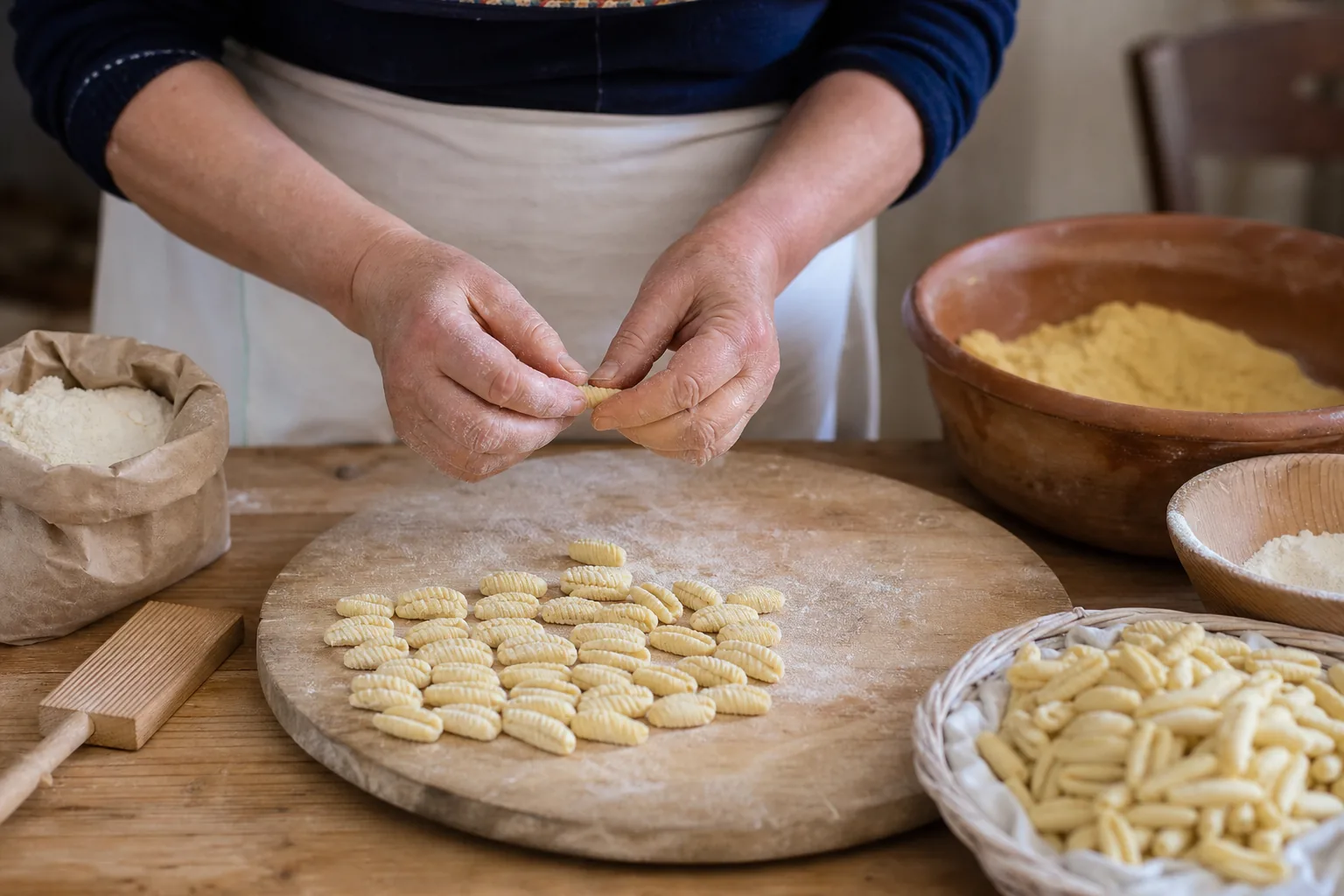 Surgilli: la pasta abruzzese che ricorda le code dei topi e come è fatta